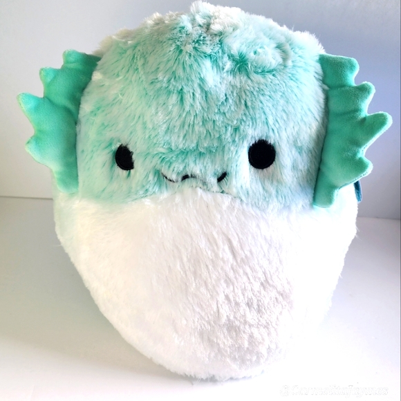 FLANNERY 🐲 Super Soft Turquoise Bearded Dragon FuzzAMallow Squishmallow ☆ NWT ☆ - Picture 1 of 7